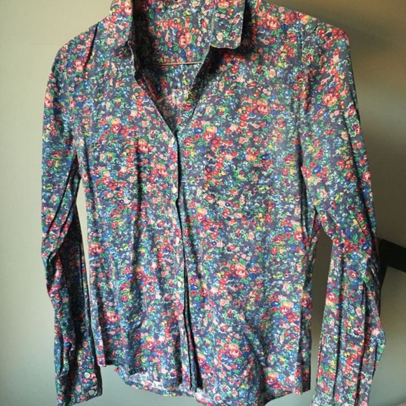 Chemise à fleurs, taille S - Picture 1 of 10